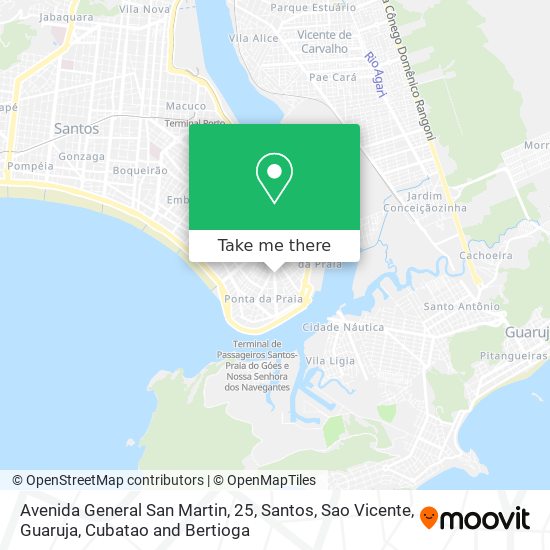 Avenida General San Martin, 25 map