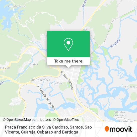 Praça Francisco da Silva Cardoso map