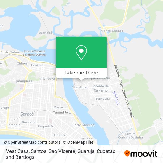 Vest Casa map