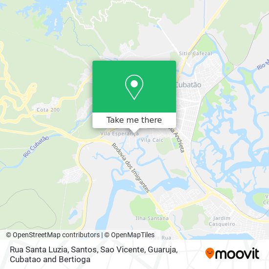 Rua Santa Luzia map