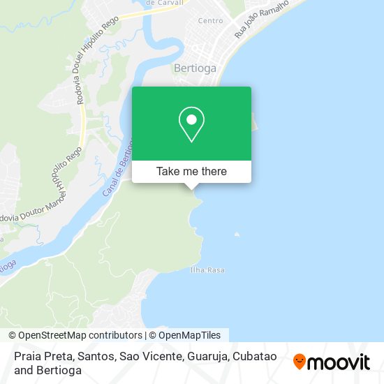Praia Preta map