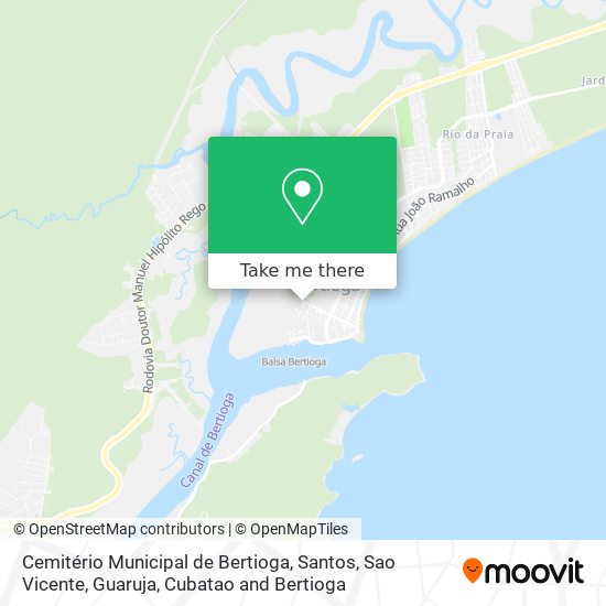 Cemitério Municipal de Bertioga map