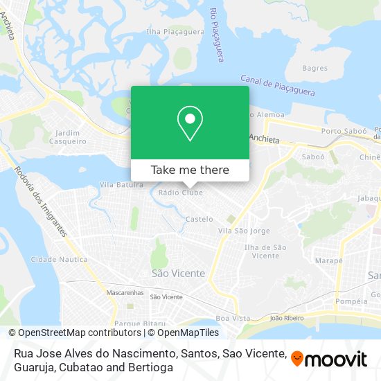 Rua Jose Alves do Nascimento map
