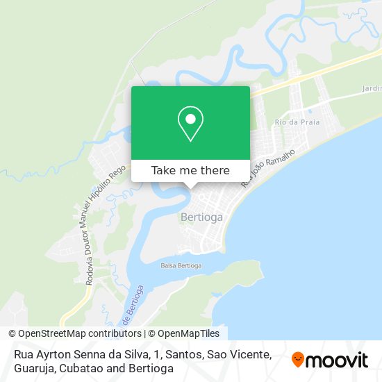 Rua Ayrton Senna da Silva, 1 map