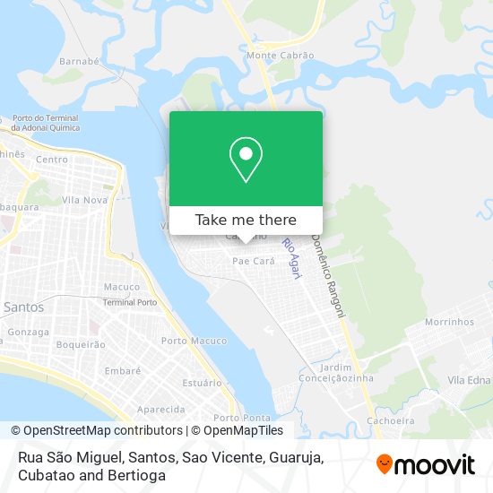 Rua São Miguel map