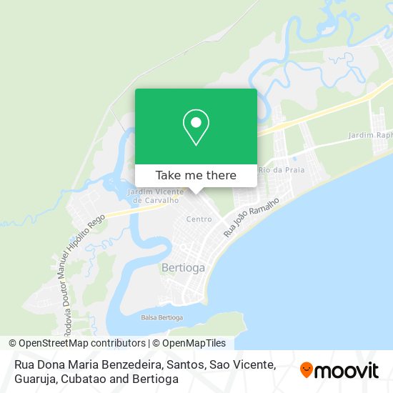 Mapa Rua Dona Maria Benzedeira