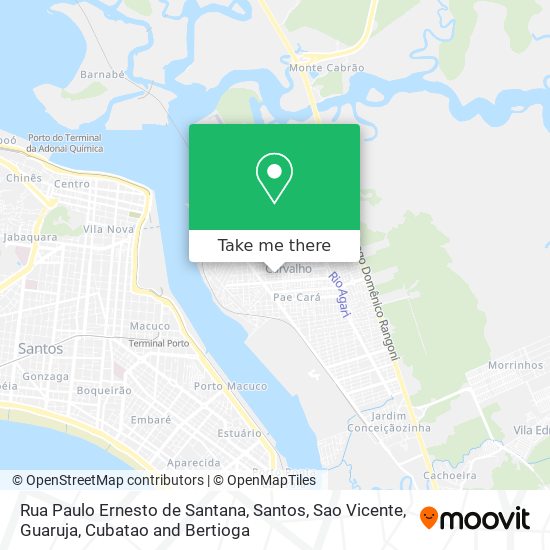 Rua Paulo Ernesto de Santana map