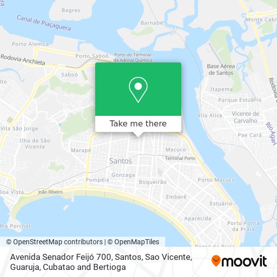 Mapa Avenida Senador Feijó 700