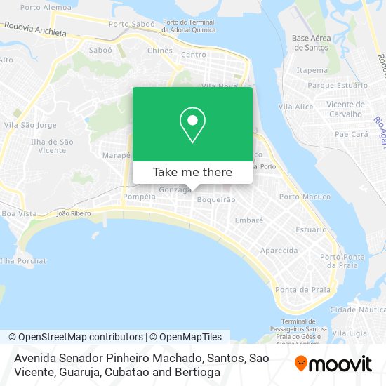 Avenida Senador Pinheiro Machado map