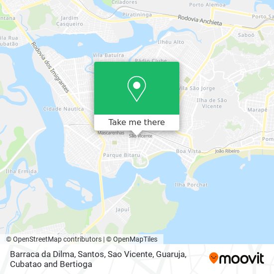 Barraca da Dilma map