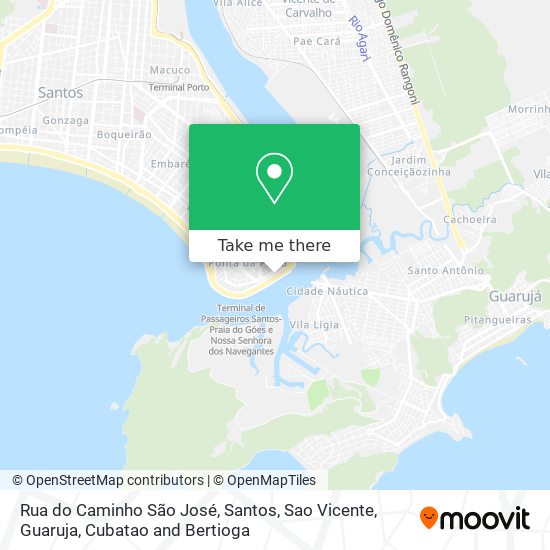 Mapa Rua do Caminho São José