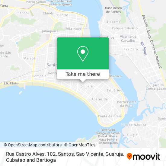 Mapa Rua Castro Alves, 102