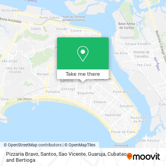 Pizzaria Bravo map