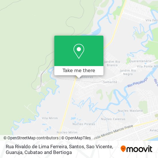 Rua Rivaldo de Lima Ferreira map