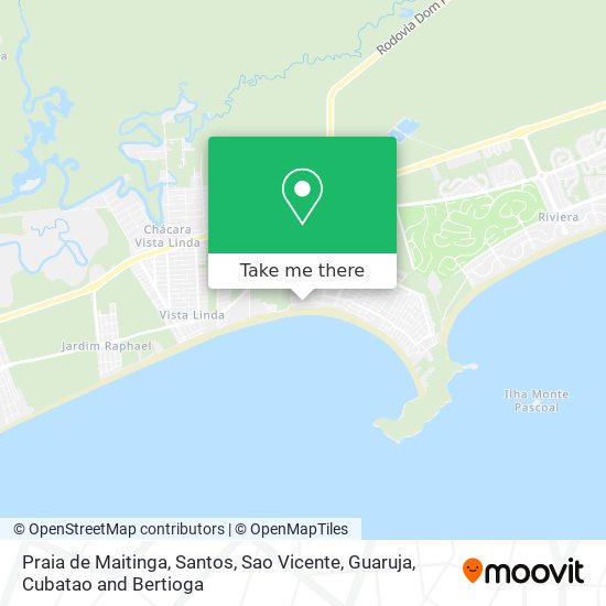 Praia de Maitinga map