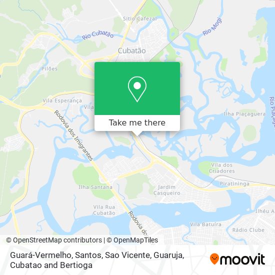 Guará-Vermelho map