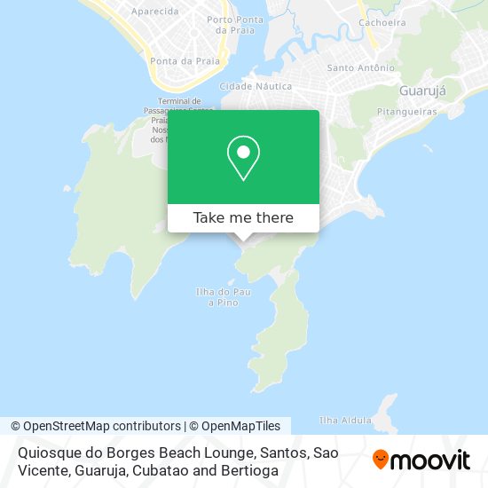 Quiosque do Borges Beach Lounge map
