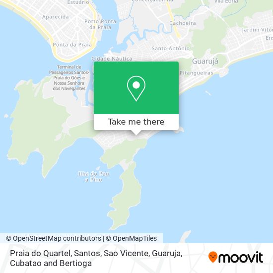 Mapa Praia do Quartel