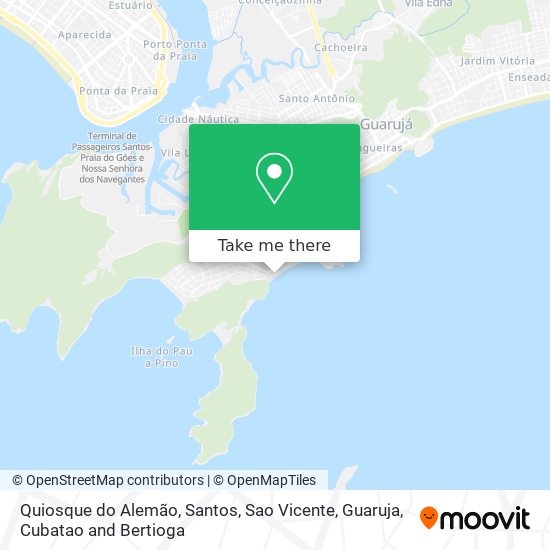 Quiosque do Alemão map