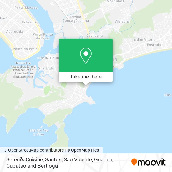 Sereni's Cuisine map