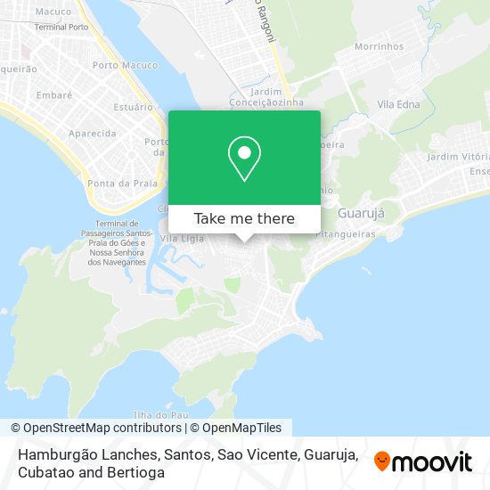 Hamburgão Lanches map