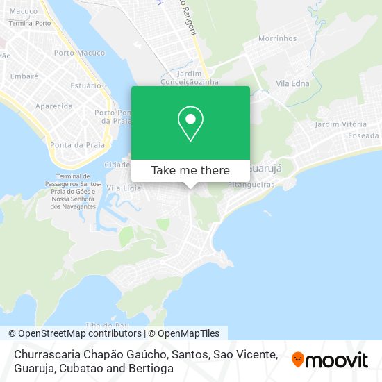 Mapa Churrascaria Chapão Gaúcho