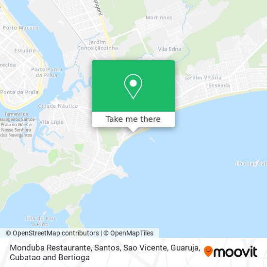 Mapa Monduba Restaurante