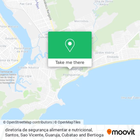 diretoria de segurança alimentar e nutricional map