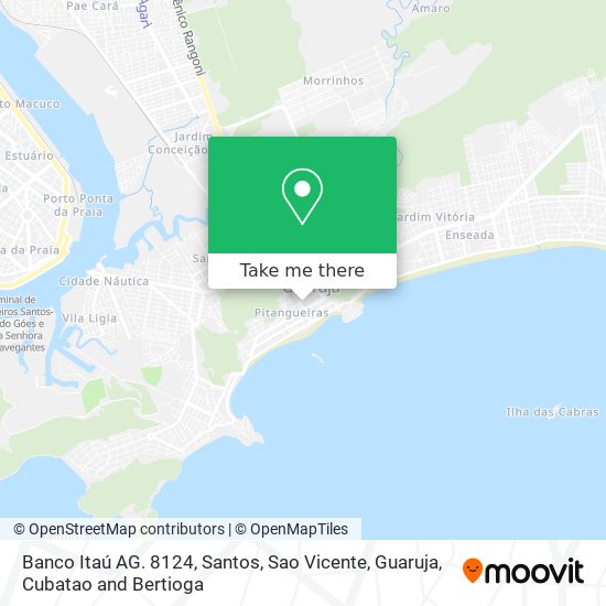 Banco Itaú AG. 8124 map
