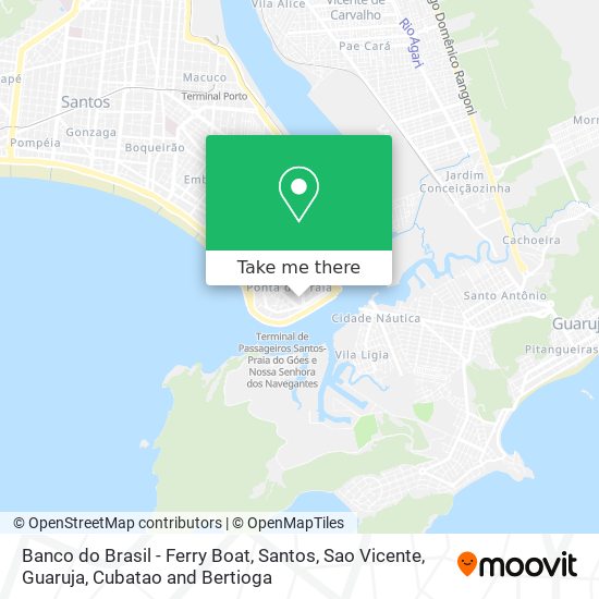 Banco do Brasil - Ferry Boat map