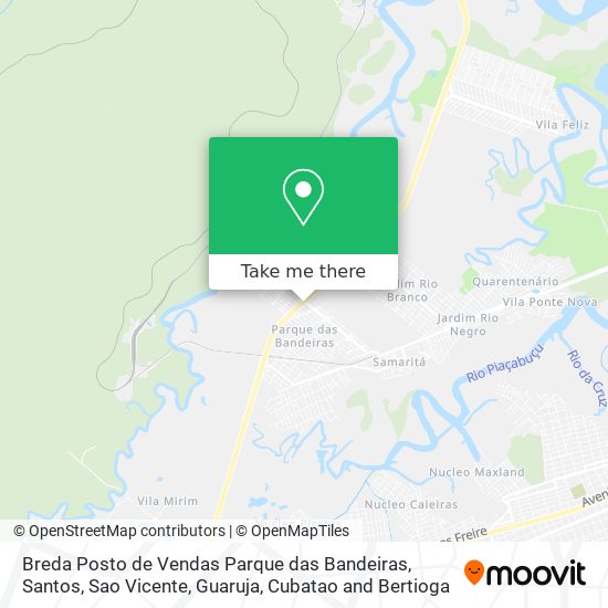 Breda Posto de Vendas Parque das Bandeiras map