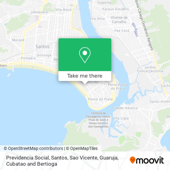 Previdencia Social map