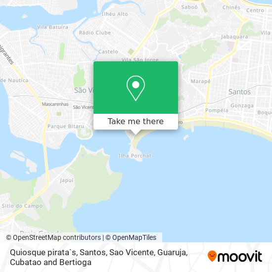 Quiosque pirata`s map