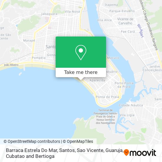 Barraca Estrela Do Mar map