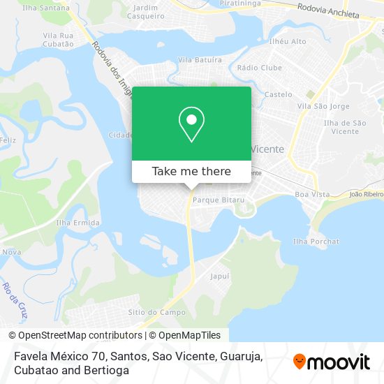 Favela México 70 map