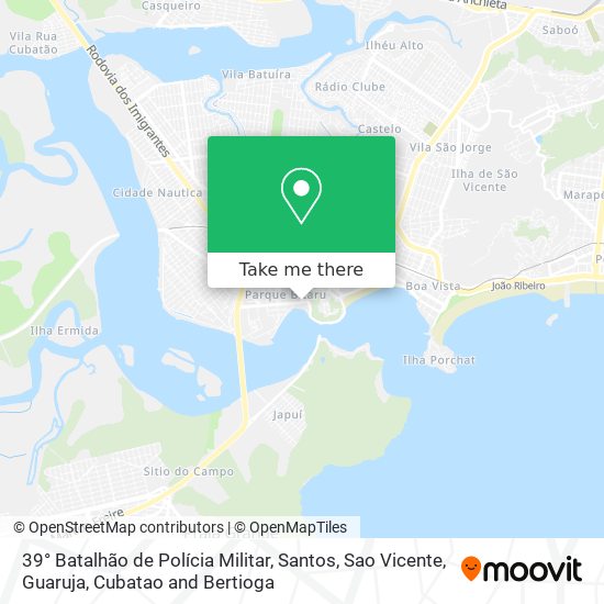 39° Batalhão de Polícia Militar map