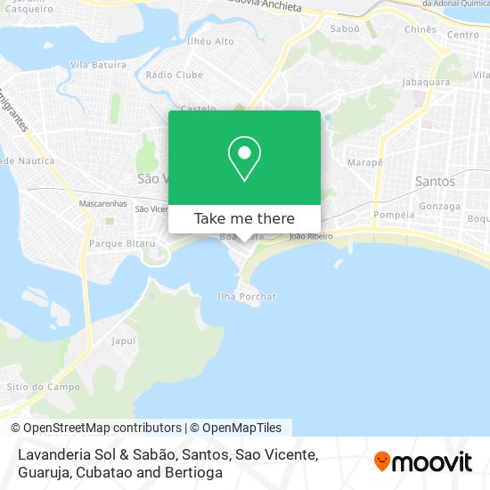 Lavanderia Sol & Sabão map