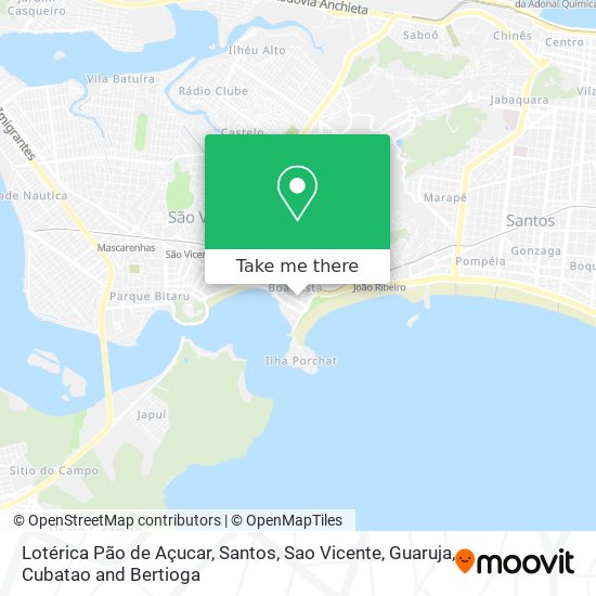 Lotérica Pão de Açucar map