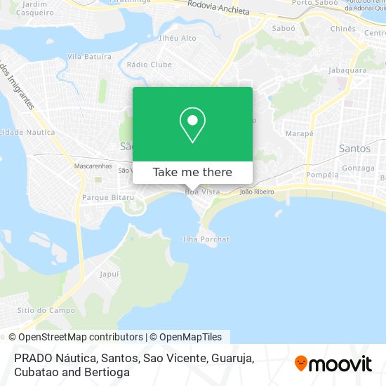 PRADO Náutica map
