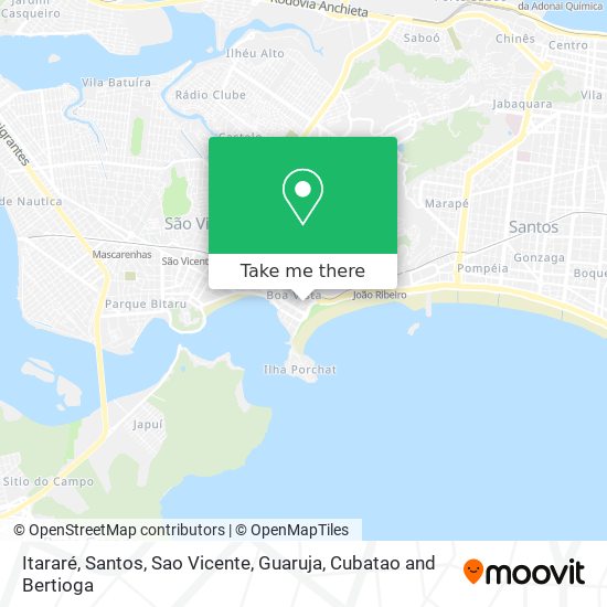 Itararé map