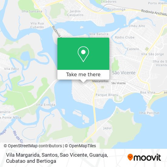 Vila Margarida map