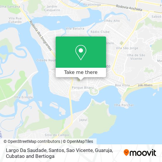 Largo Da Saudade map