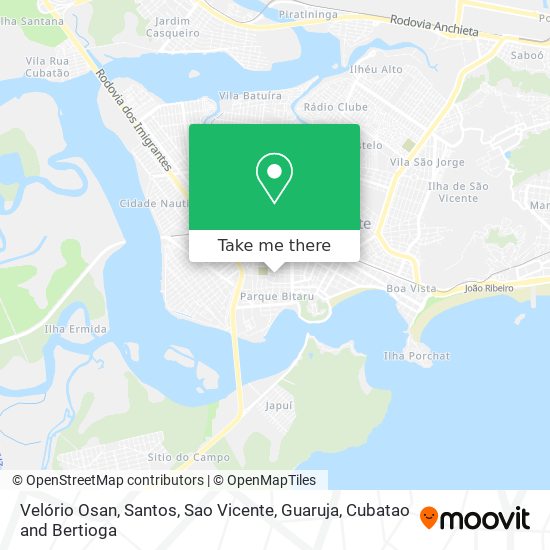 Velório Osan map