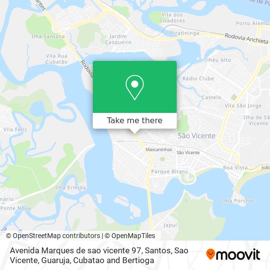 Mapa Avenida Marques de sao vicente 97