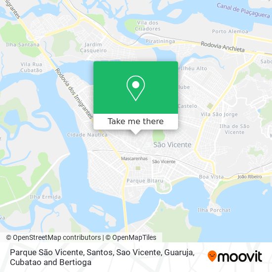 Parque São Vicente map