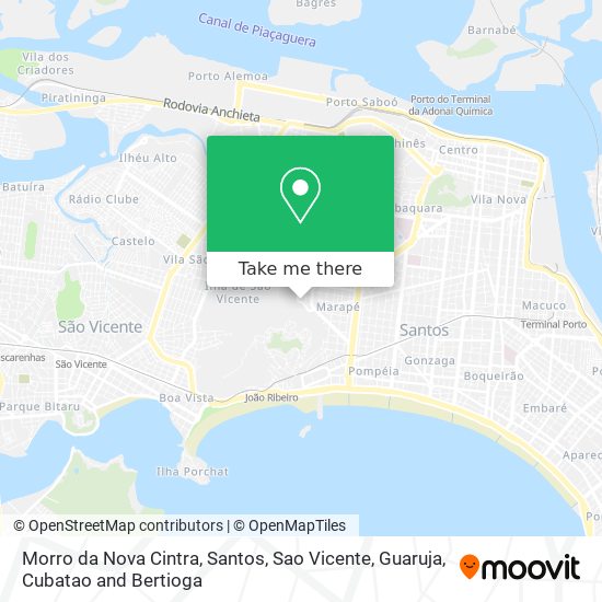 Morro da Nova Cintra map