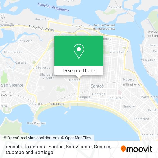recanto da seresta map
