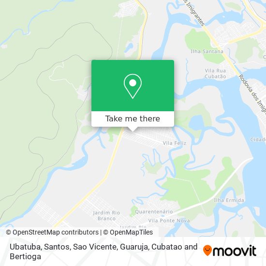 Ubatuba map