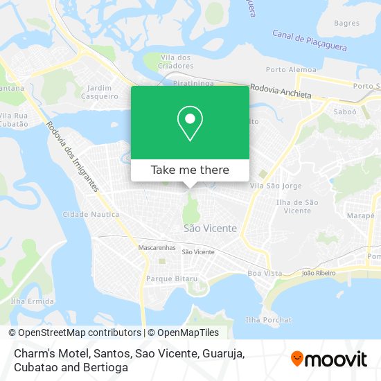 Mapa Charm's Motel