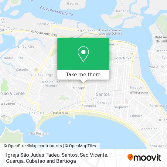 Mapa Igreja São Judas Tadeu